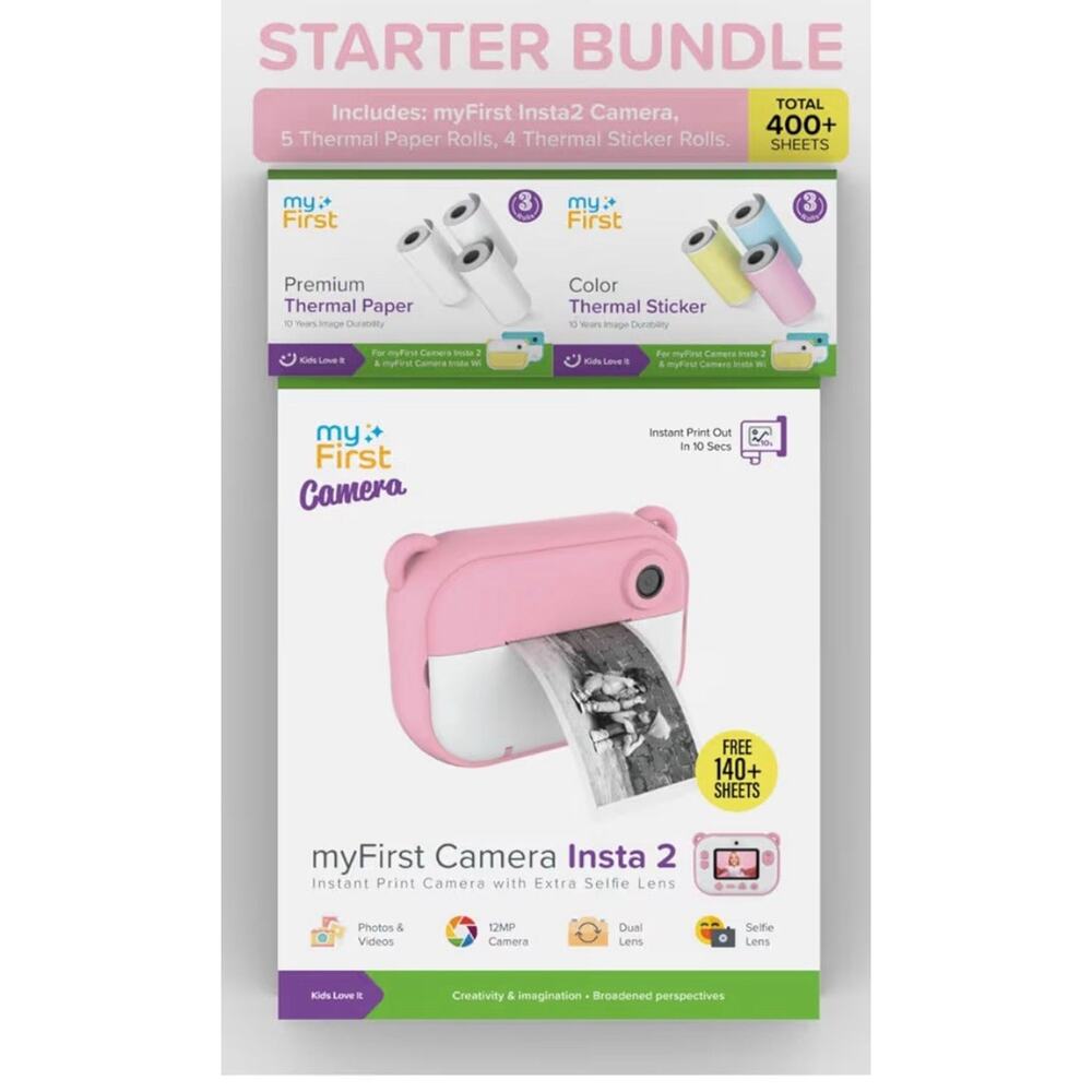 MyFirst Camera Insta 2 Starter Bundle (PINK)